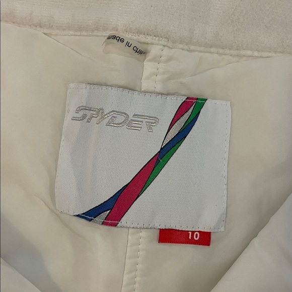 Women’s Spider Snow White Ski Pants Sz10  New - Picture 2 of 7